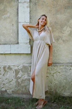 Maxi-robe fluide