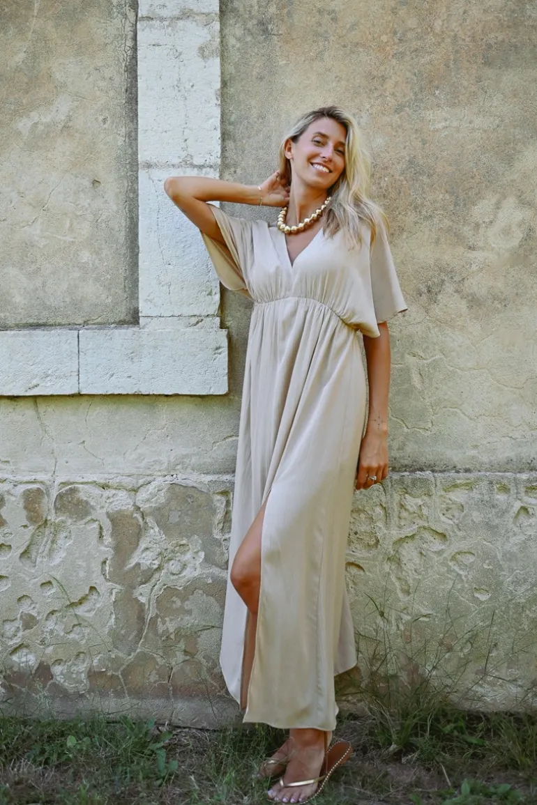 Maxi-robe fluide