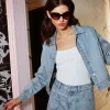 Mini-jupe en denim