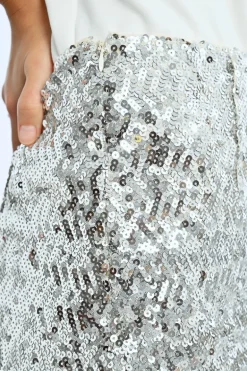 Mini-jupe sequins