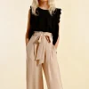 Pantalon à n艙ud