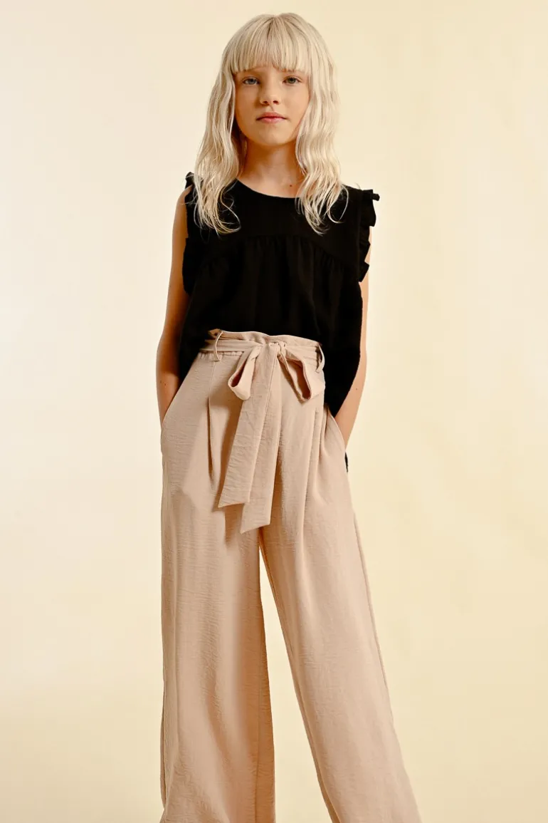 Pantalon à n艙ud