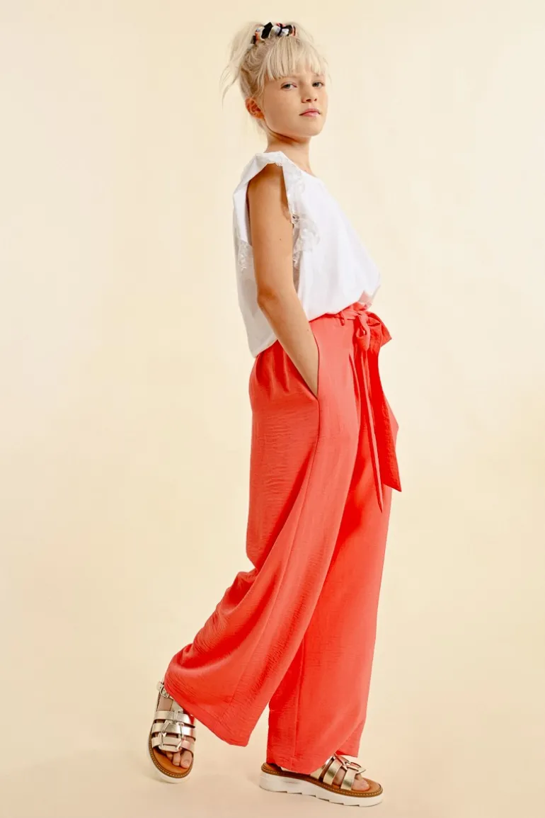 Pantalon à n艙ud