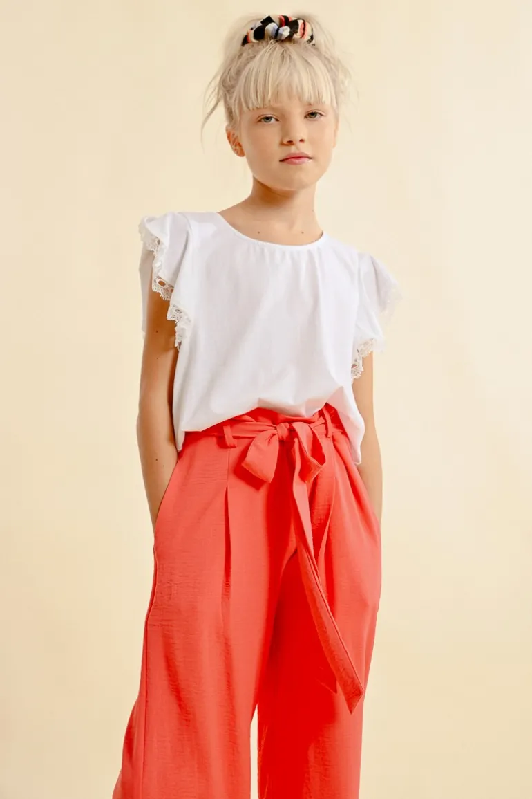 Pantalon à n艙ud