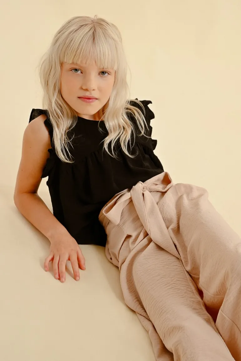 Pantalon à n艙ud