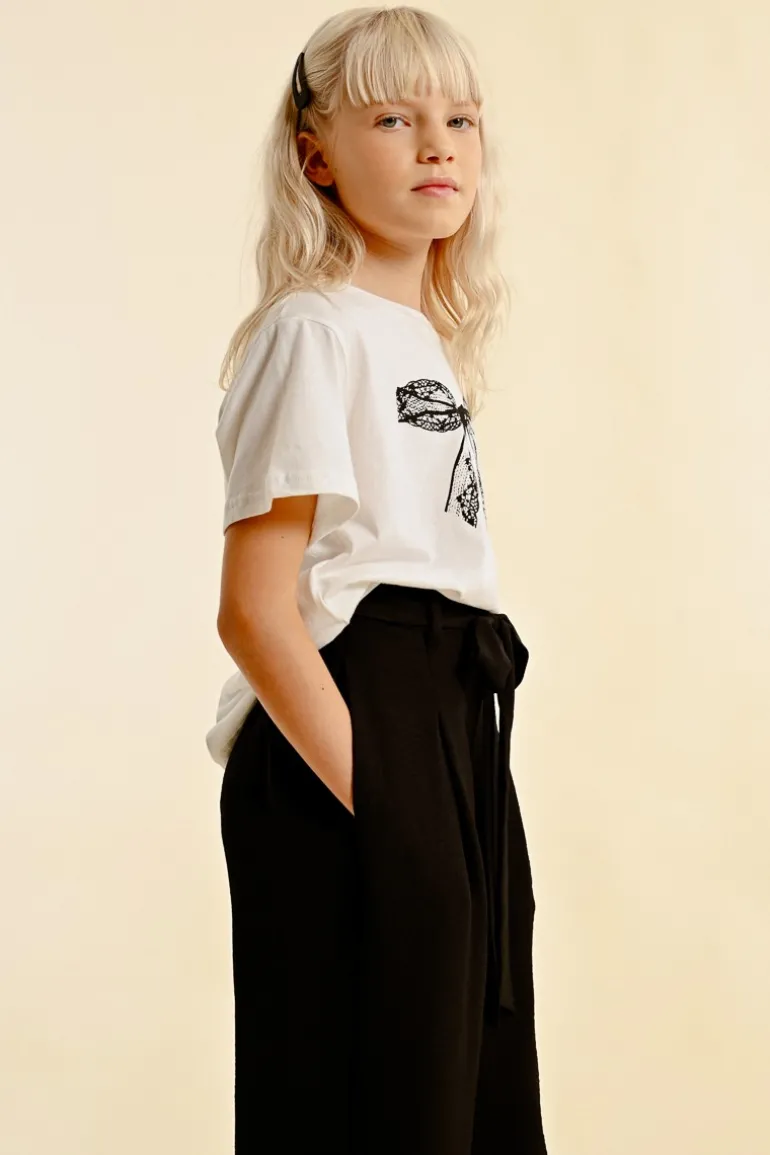 Pantalon à n艙ud
