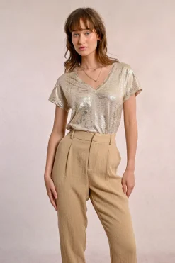 Pantalon carotte en lin