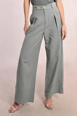 Pantalon droit à pinces
