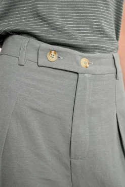 Pantalon droit à pinces