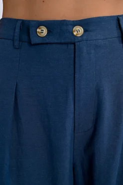 Pantalon droit à pinces