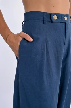 Pantalon droit à pinces