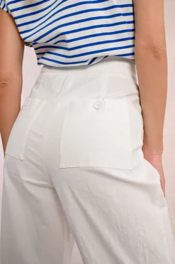 Pantalon droit, taille haute
