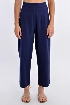 Pantalon droit, taille haute