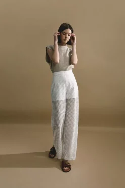 Pantalon en dentelle