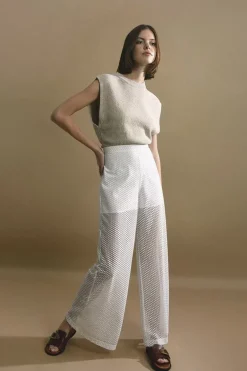 Pantalon en dentelle