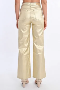 Pantalon enduit
