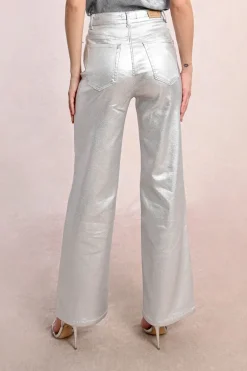 Pantalon enduit
