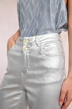 Pantalon enduit