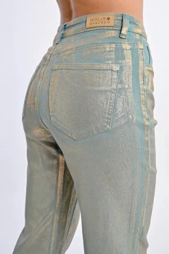 Pantalon enduit