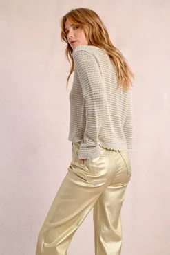 Pantalon enduit