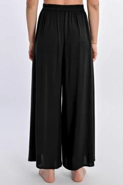 Pantalon fluide, ceinture à nouer