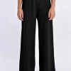 Pantalon fluide en semi-transparence