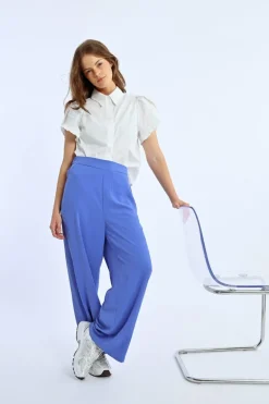 Pantalon fluide et droit