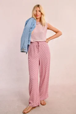 Pantalon fluide imprimé