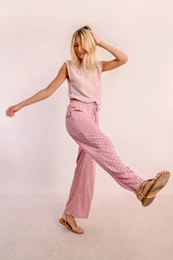 Pantalon fluide imprimé
