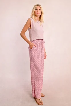 Pantalon fluide imprimé