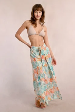 Pantalon fluide, imprimé animalier