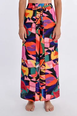Pantalon fluide, imprimé floral