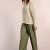 Pantalon fluide taille haute
