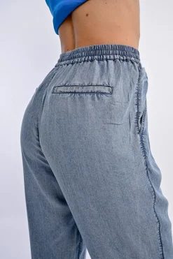 Pantalon jogpant en Tencel