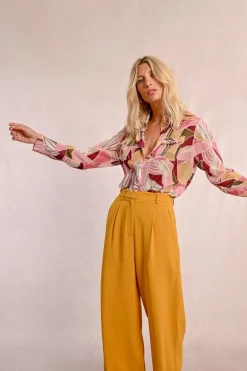Pantalon large à pinces
