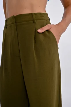 Pantalon large à pinces