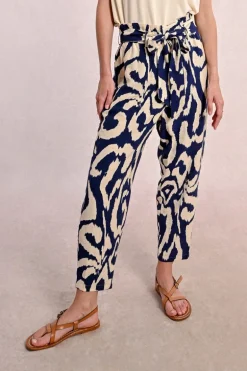 Pantalon taille paper bag