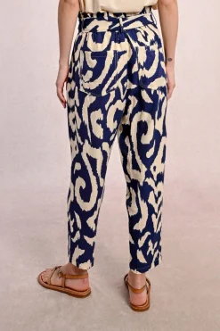 Pantalon taille paper bag
