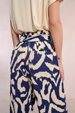 Pantalon taille paper bag