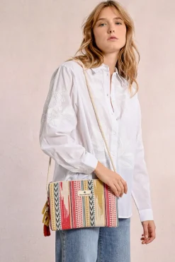 Pochette tressée multico