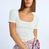 Pull à manches courtes