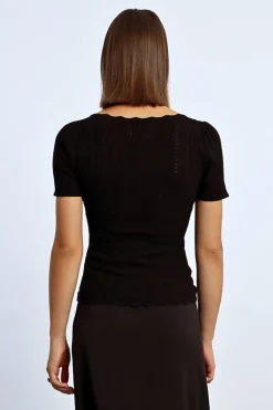 Pull à manches courtes