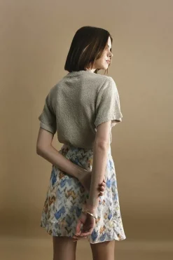 Pull court en maille douce