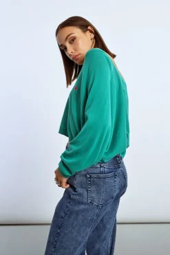 Pull crop motif c艙ur