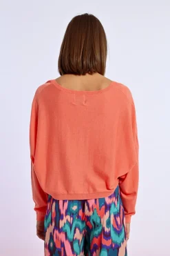 Pull crop motif c艙ur