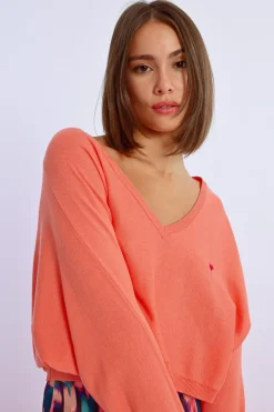 Pull crop motif c艙ur