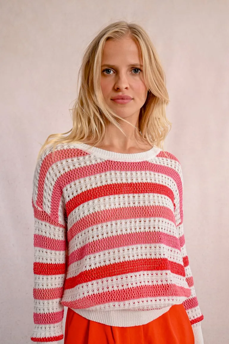 Pull en maille ajourée