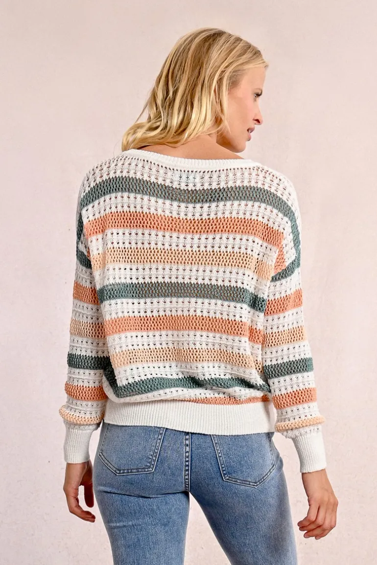 Pull en maille ajourée