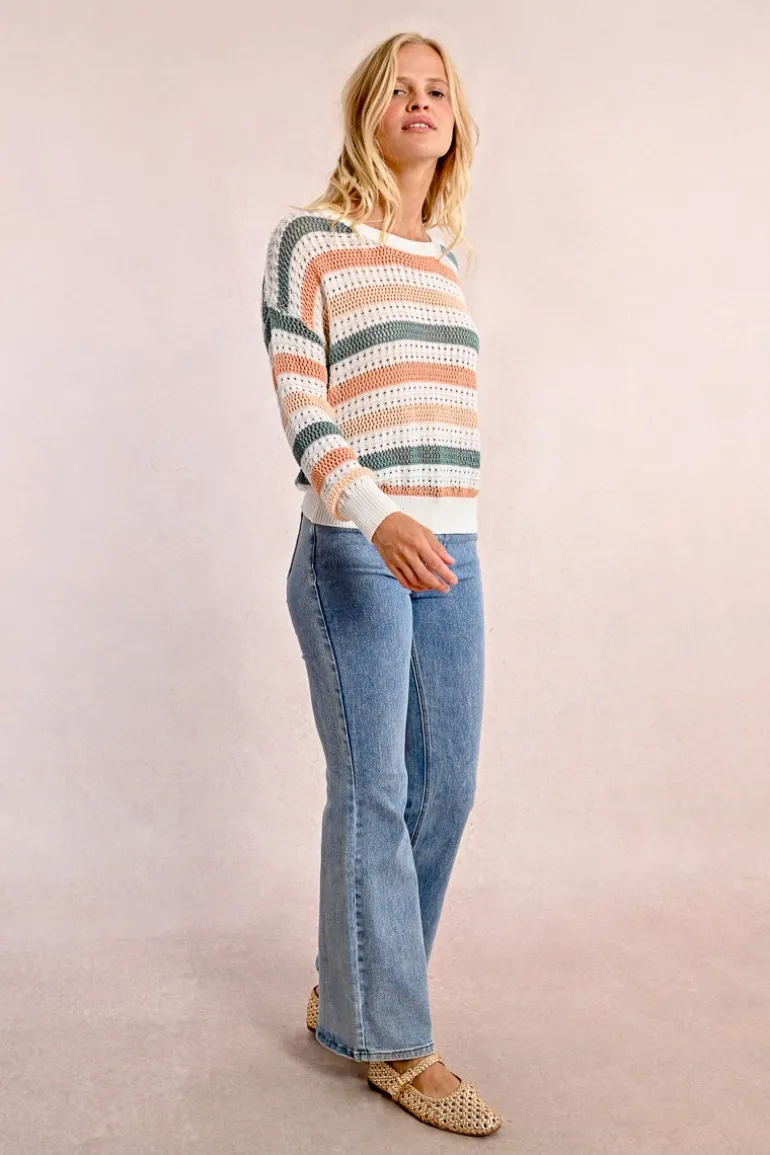 Pull en maille ajourée