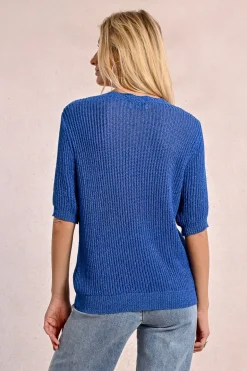 Pull en maille col V